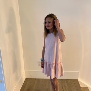 J crew kids pink tank top dress